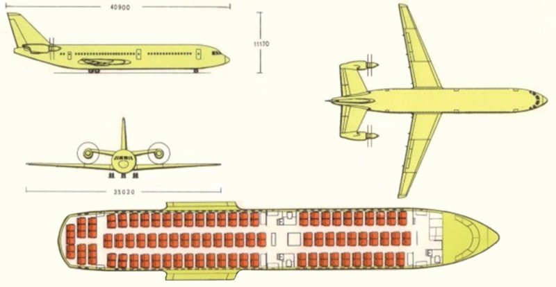 АН-180 пассажирский