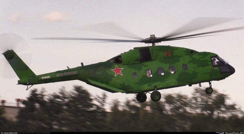 Военный вертолет ми-38т