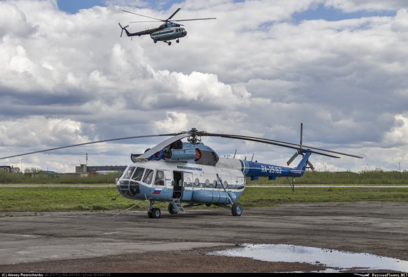 Вертолётная площадка в Ижме