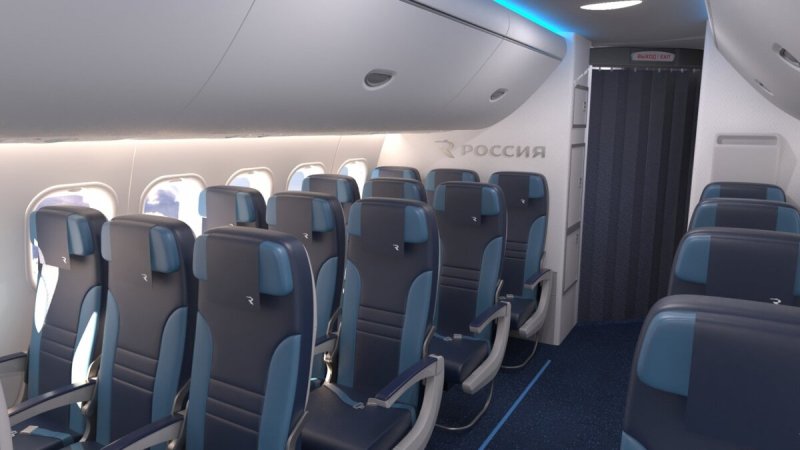 МС 21 300 И 310 пассажирский салон