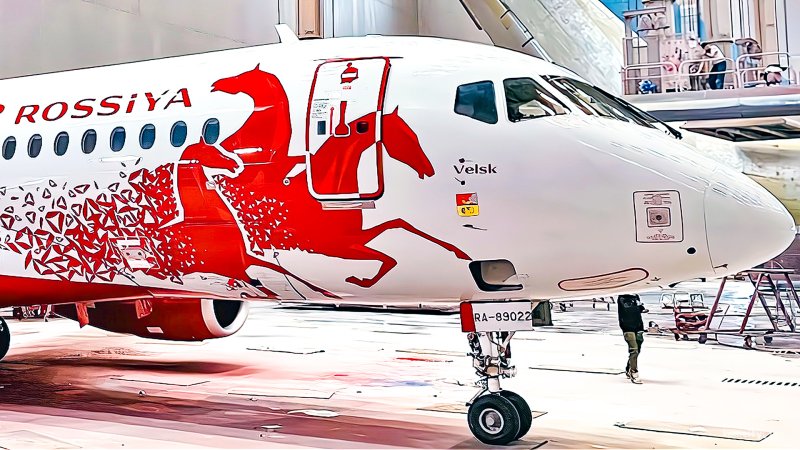 Авиакомпания Россия Суперджет 100