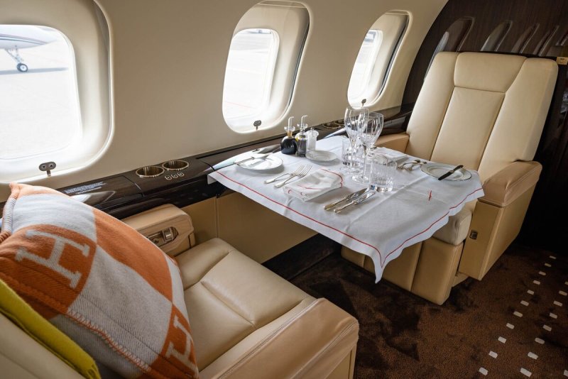 Bombardier Global 6000 салон