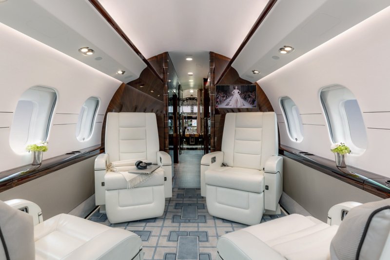 Bombardier Global 6000 салон