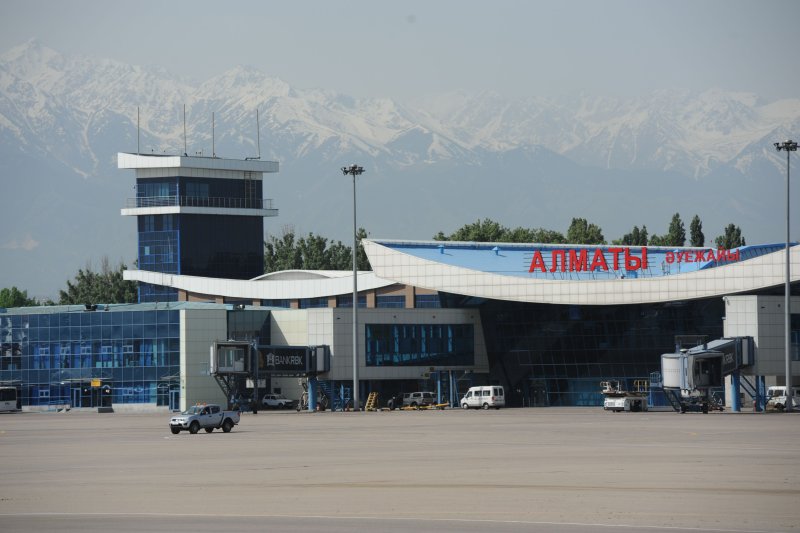 В Казахстане Алма Ата аэропорт