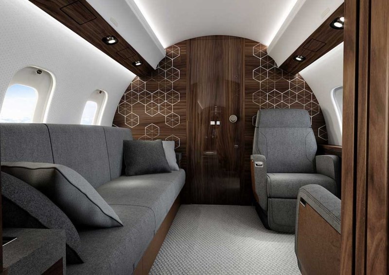 Bombardier Global 6500 салон