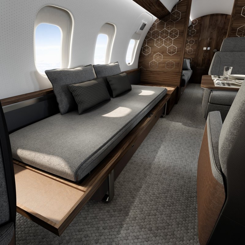 Bombardier Global 6500 салон