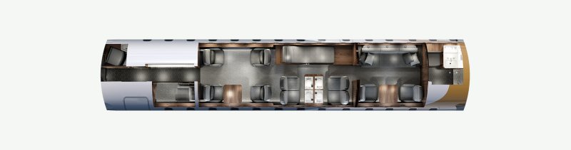 Bombardier Global 6500 салон