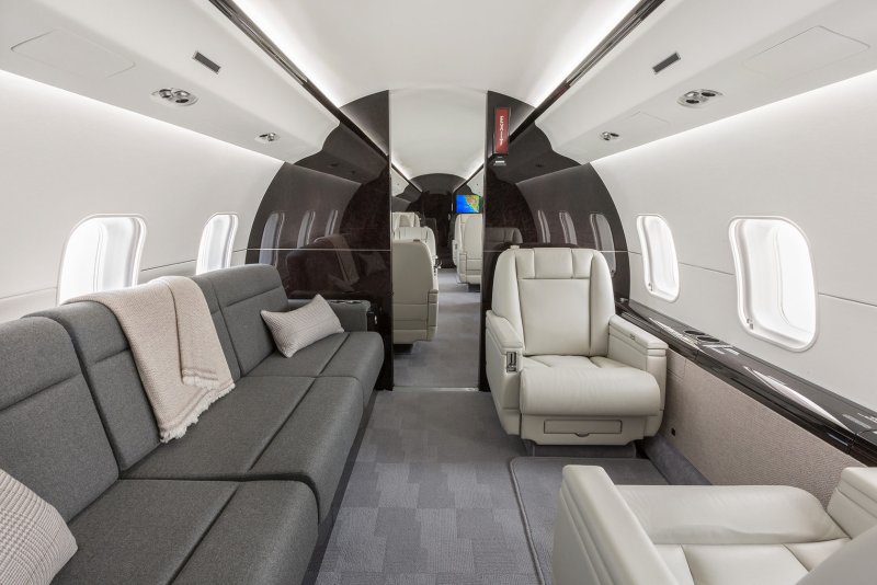 Bombardier Global Express XRS интерьер