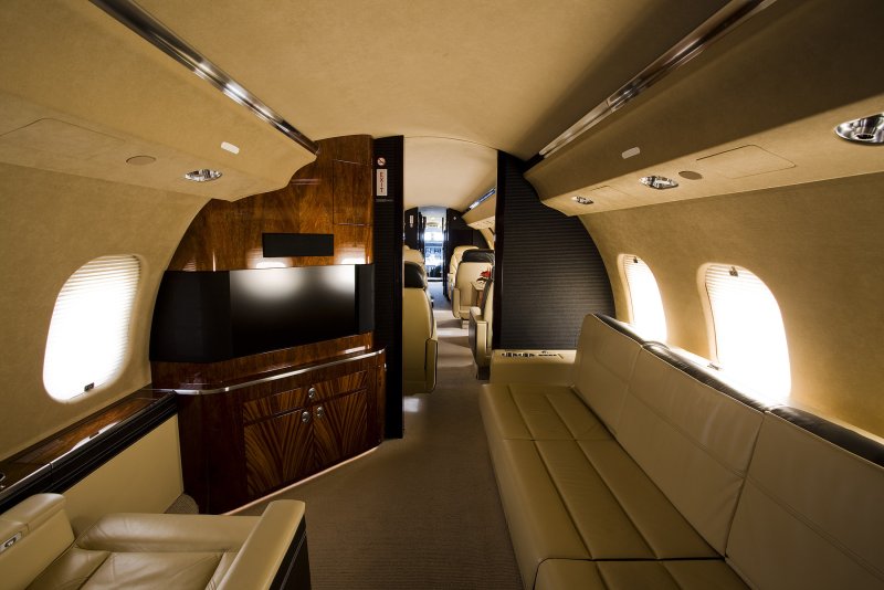 Bombardier Global 6000 салон