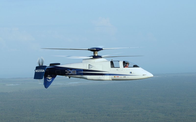 Sikorsky x2 вертолет