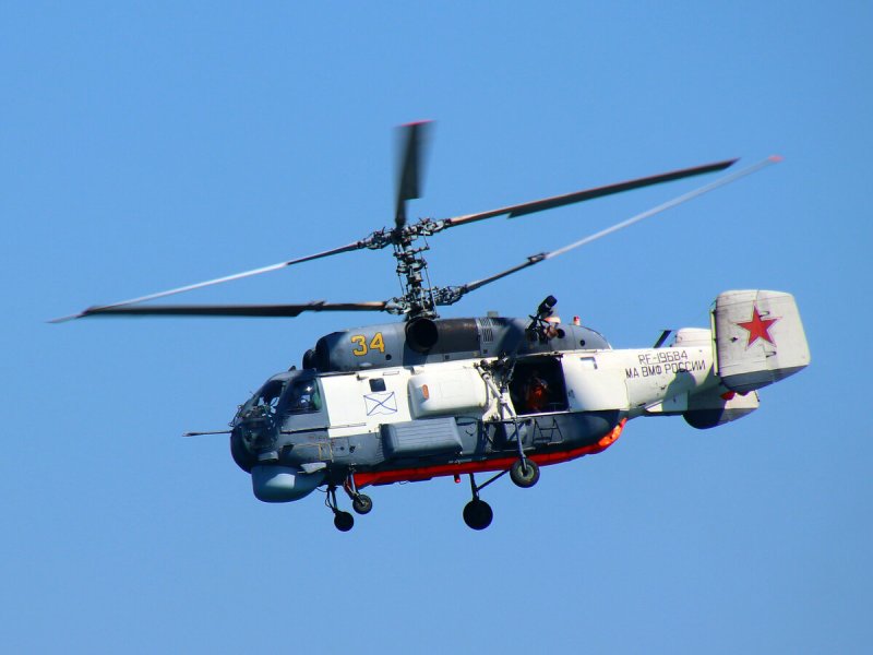 Ка-27пл палубный противолодочный вертолёт
