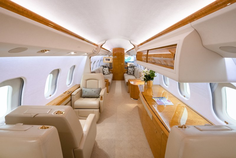 Bombardier Global Express салон