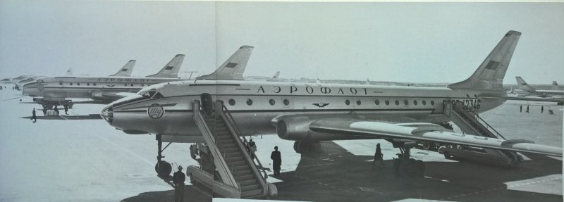 Шасси самолета ту-104