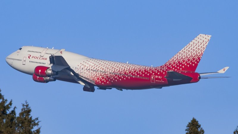 B744 самолет Россия