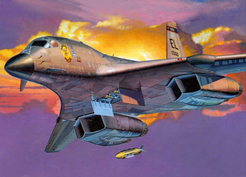 Самолёт бомбардировщик b1b