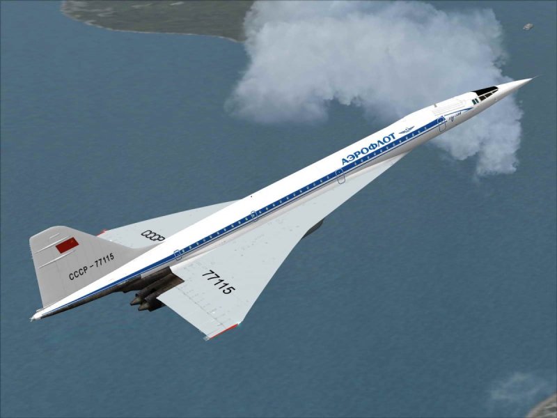 Ту-144 сверхзвуковой самолёт