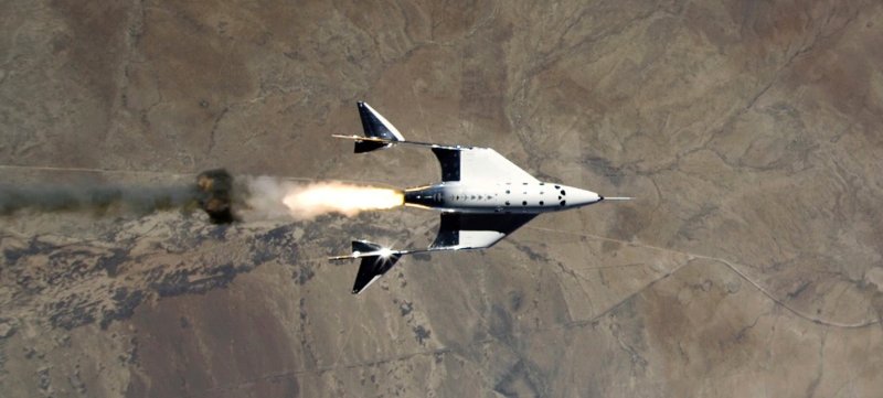 Virgin Galactic полет