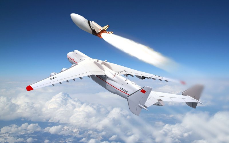 Воздушный старт АН-225 «Мрия»