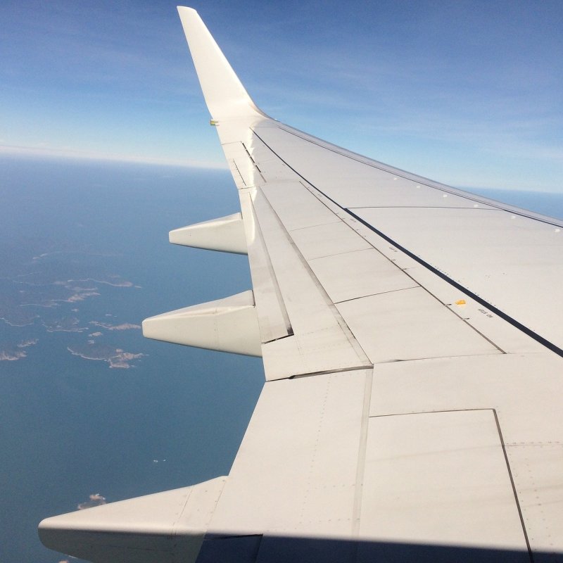 Крыло самолета Боинг 777