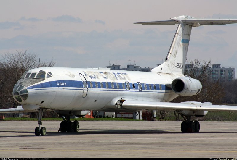 Ту-134 в Ростове