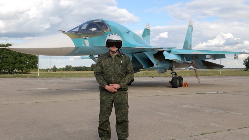 Пилоты ВКС Су-34