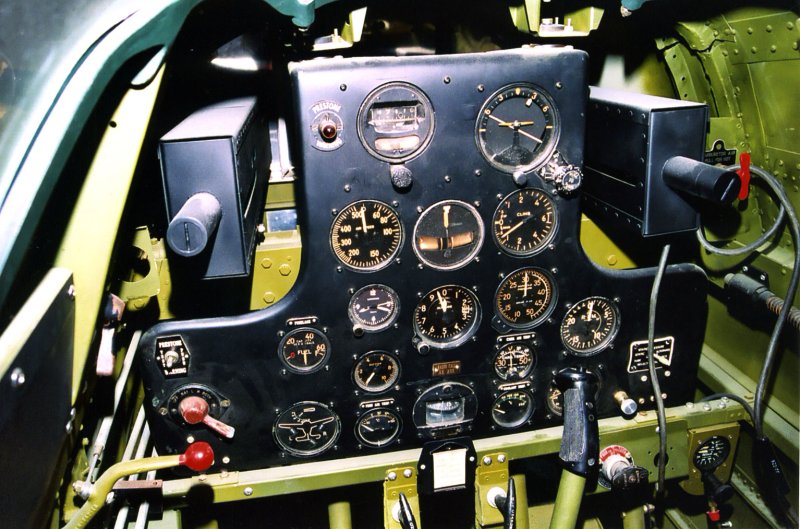 P-40 Tomahawk кабина