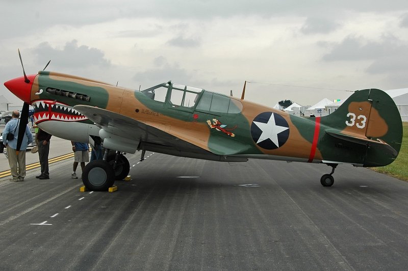 Истребитель Киттихаук Curtiss p-40