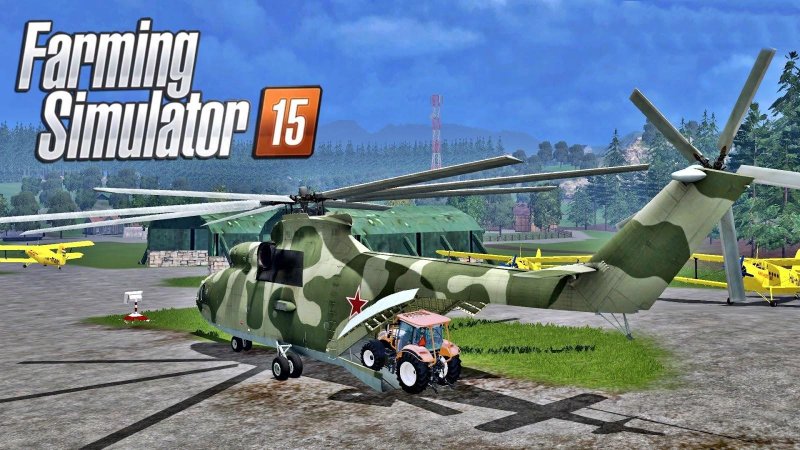 Farming Simulator 19 вертолет