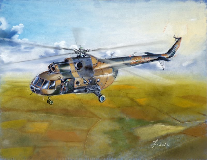 Вертолёт ми17 Art