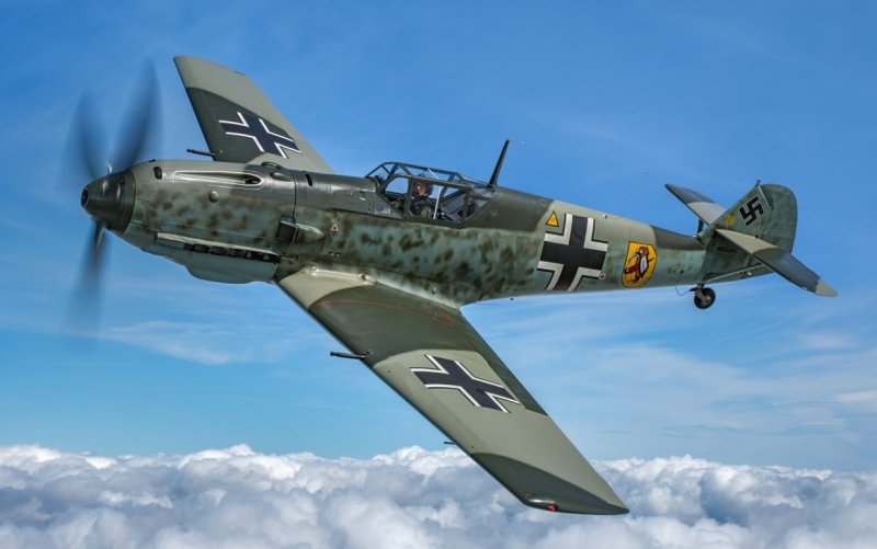 Самолёт Мессершмитт bf 109e