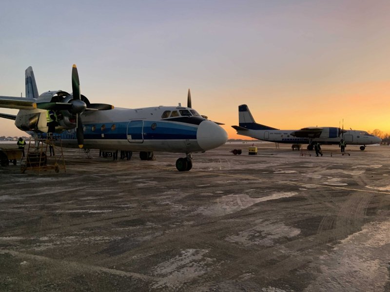 Самолет ан24 Комиавиатранс
