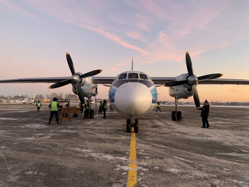 АН-24 Комиавиатранс Воркута