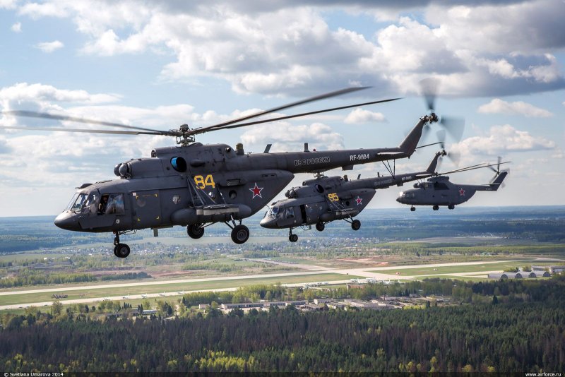 Ми-8 вертолёт Россия армия