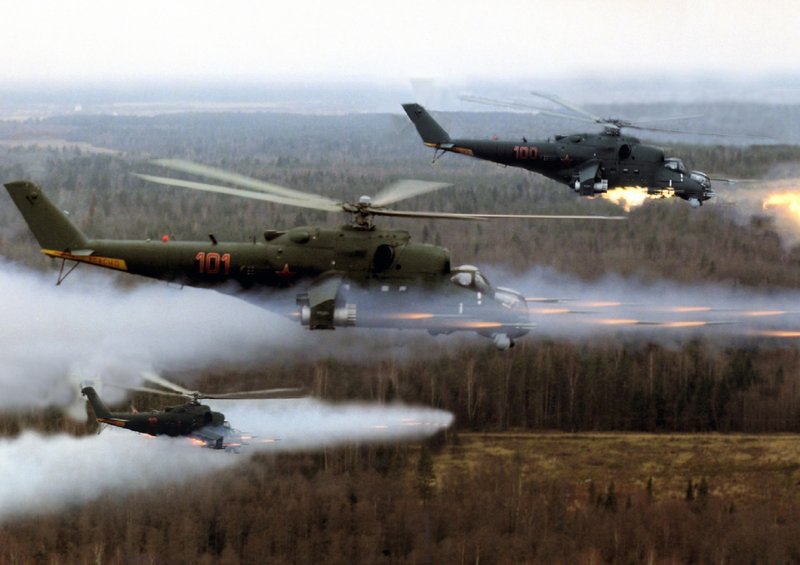Ми-24 в бою