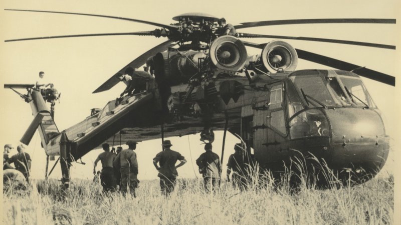 Sikorsky Ch-54 Tarhe - тяжёлый транспортный вертолёт США