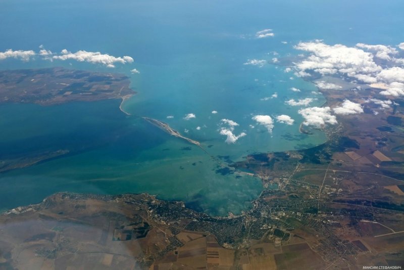 Крымский мост с высоты птичьего полета