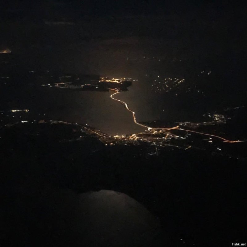 Крымский мост с самолета