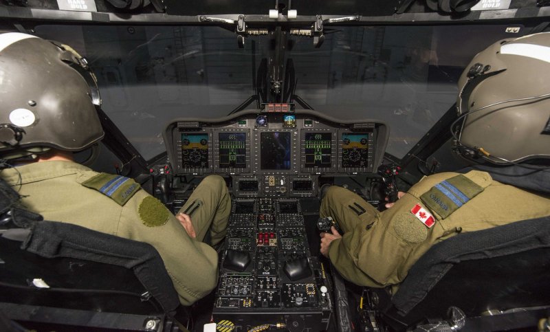 Sikorsky s-61 Cockpit