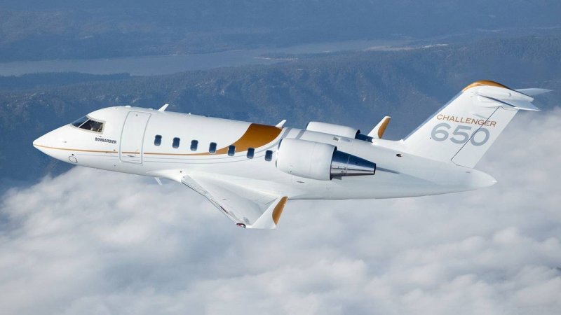 Challenger 650 in Fly