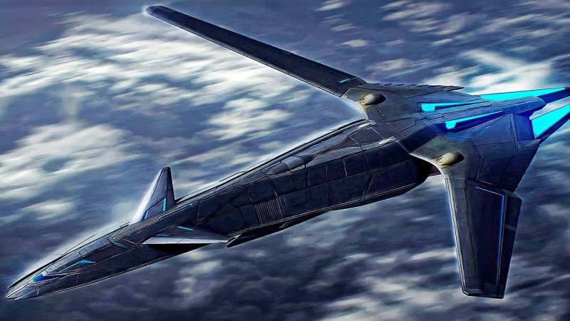 Futuristic Jet Fighter Concept