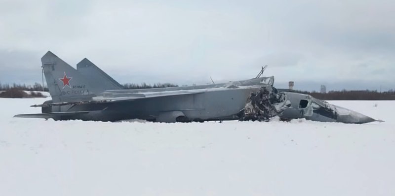 Аэродром Усинск миг 31