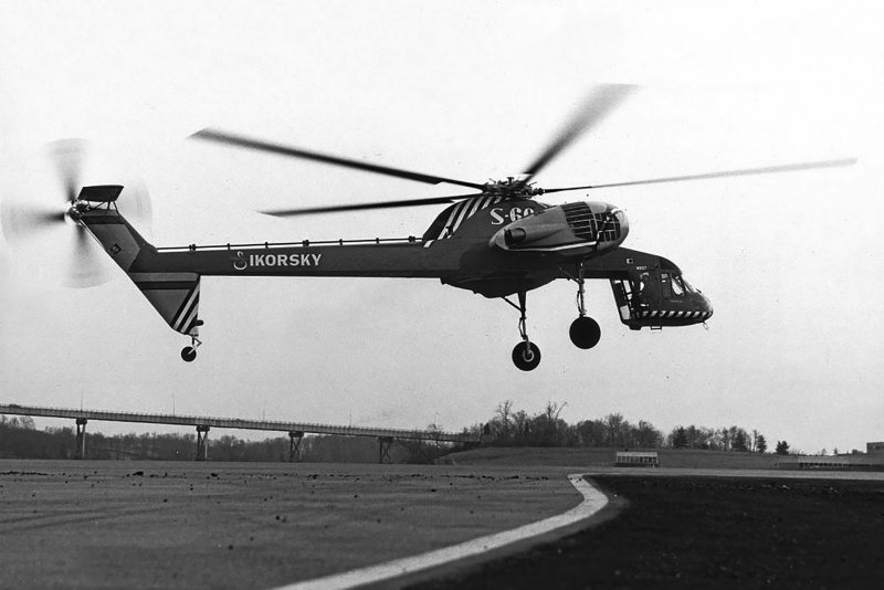 Вертолёт-кран s-60 Skycrane