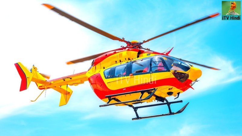 Вертолет "Air Rescue", красный 3+