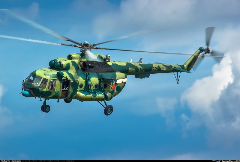 Вертолет ми-8 МТ погранвойск
