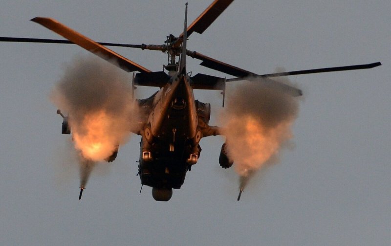 Ка-52 вертолёт Аллигатор в Сирии
