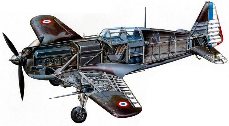 Истребитель Morane-Saulnier m.s.406