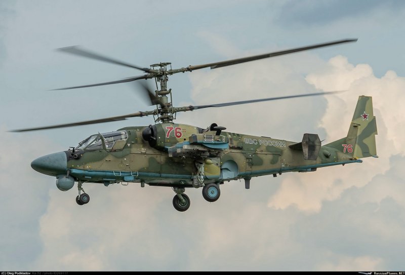 Разведывательно-ударный вертолет ка-52