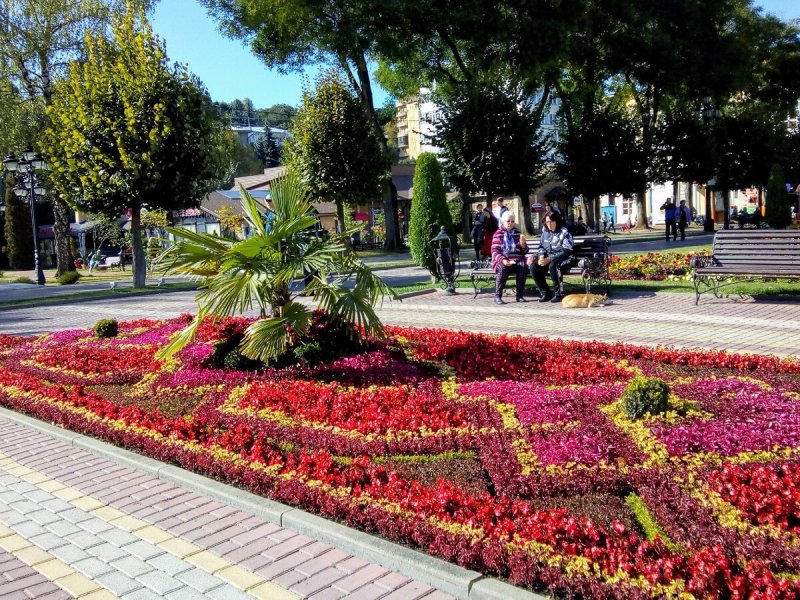 Город Кисловодск осенью
