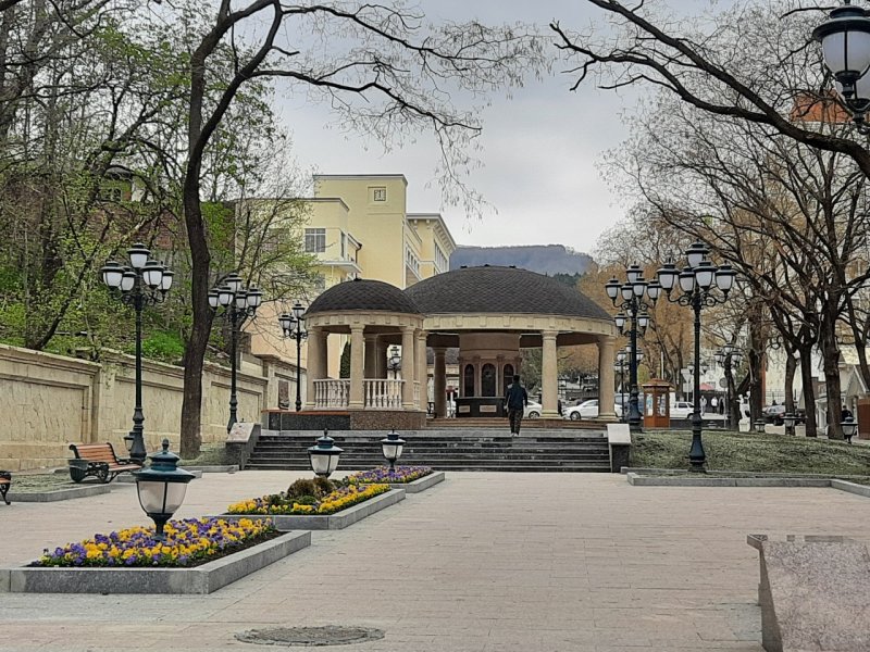 Кисловодск новый бювет на проспекте Ленина