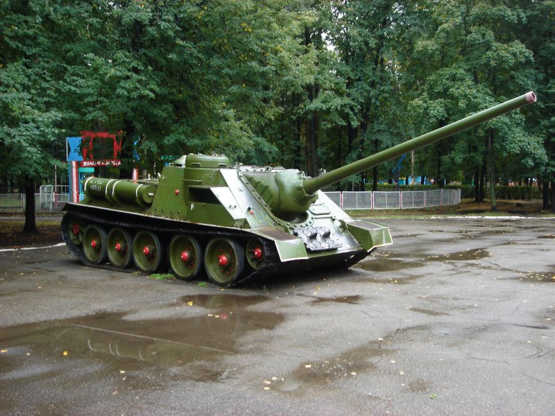 Су-100 в обвесе